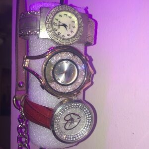 Elegant Silver and Gold Watches Set